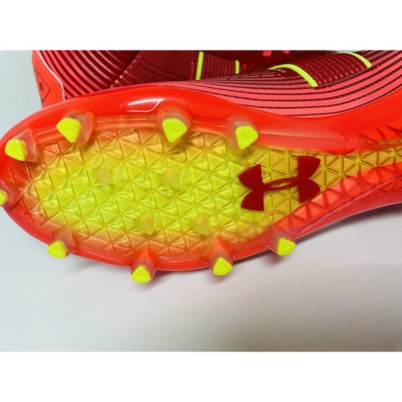 Under Armour Highlight MC Football Cleats 3023716-600 Men’s 12.5 Red/Yellow main image 9